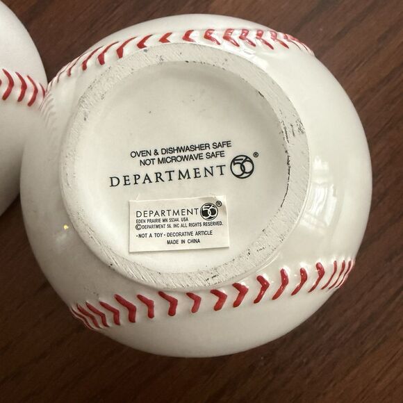 Major League Baseball Department 56 Set Of 2 Small Bowls - Picture 3 of 4